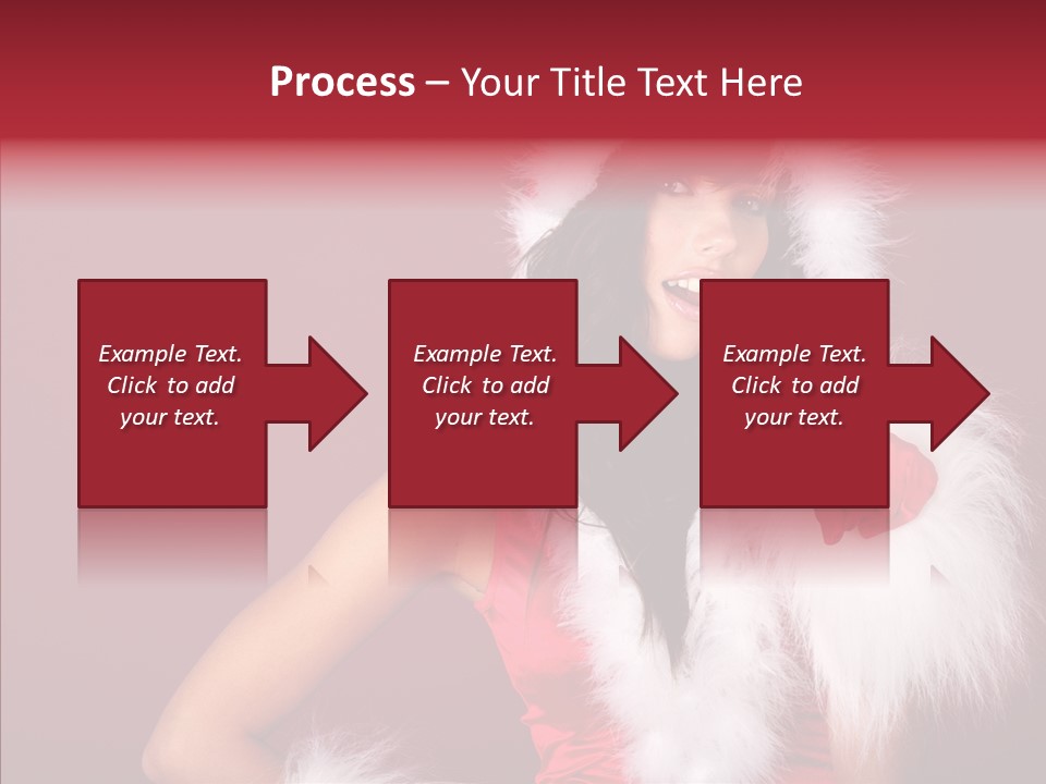 Brunette Hood Sensual PowerPoint Template