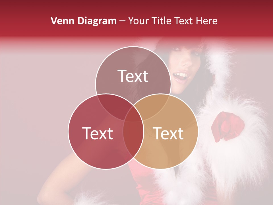 Brunette Hood Sensual PowerPoint Template