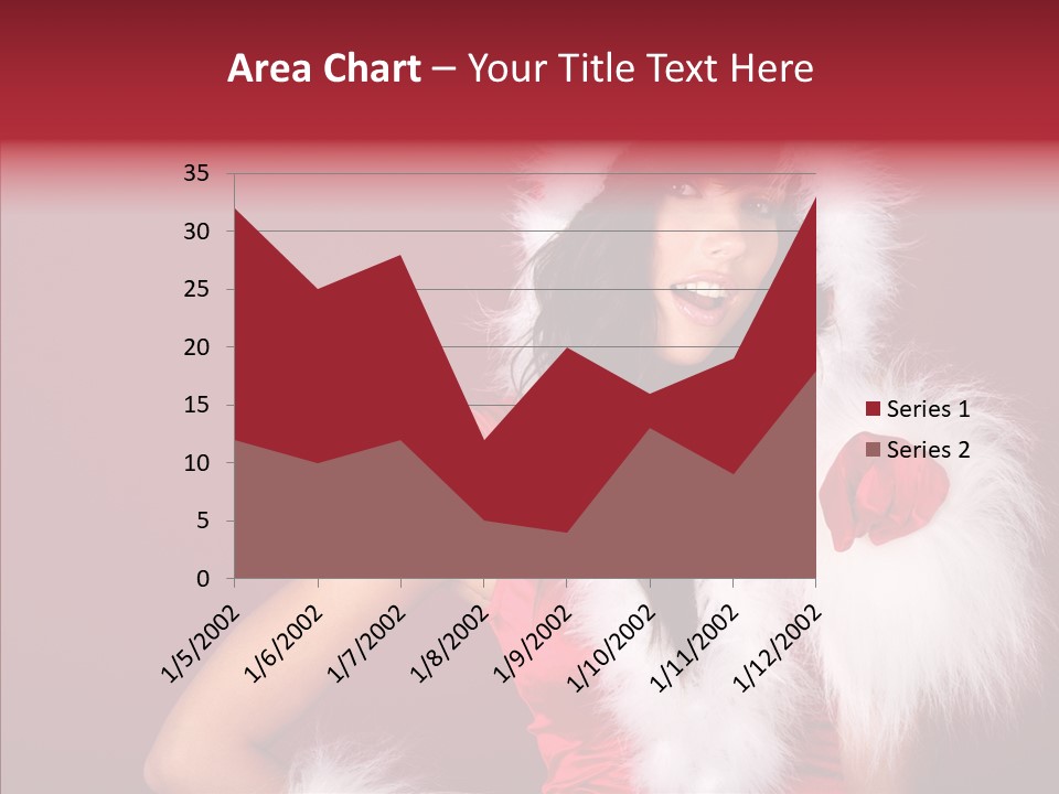 Brunette Hood Sensual PowerPoint Template