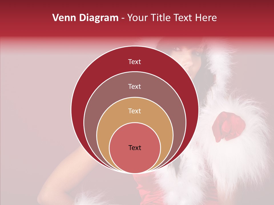 Brunette Hood Sensual PowerPoint Template