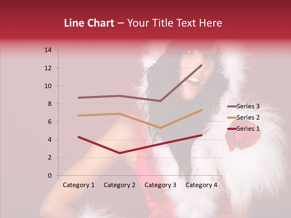Brunette Hood Sensual PowerPoint Template