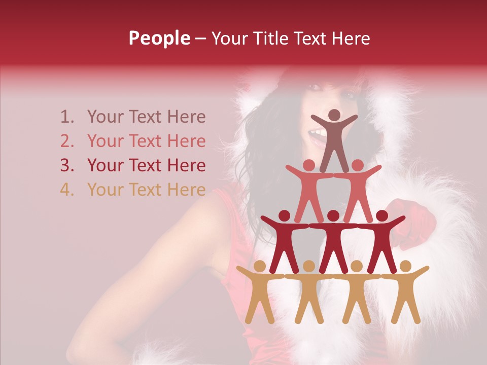 Brunette Hood Sensual PowerPoint Template