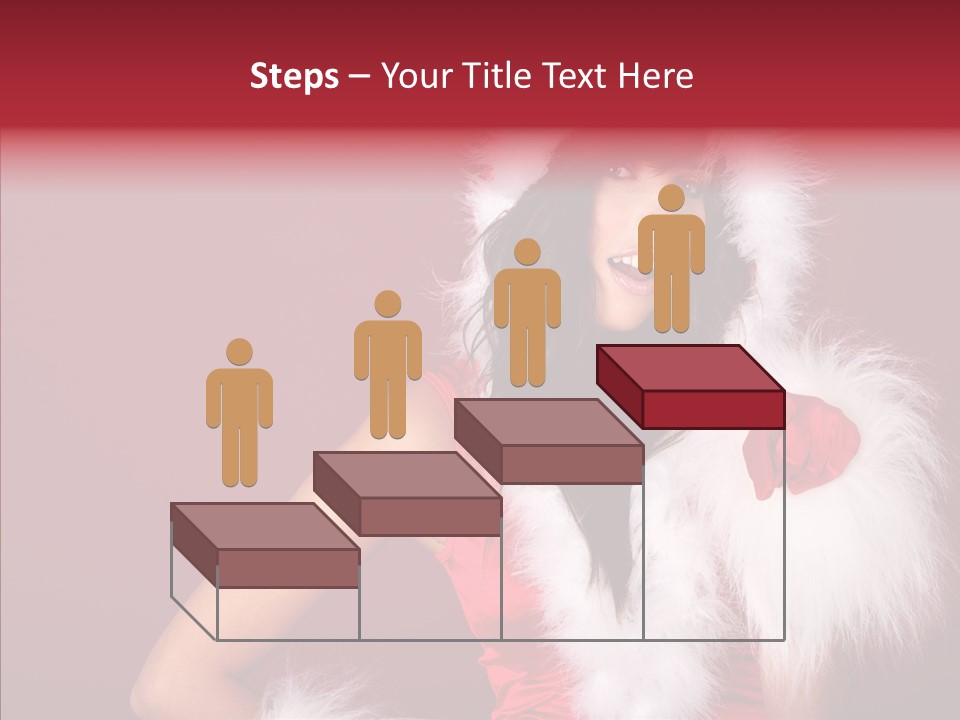 Brunette Hood Sensual PowerPoint Template