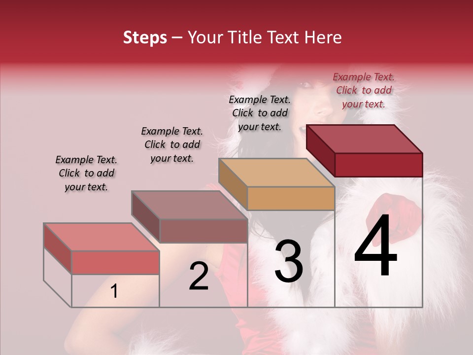 Brunette Hood Sensual PowerPoint Template