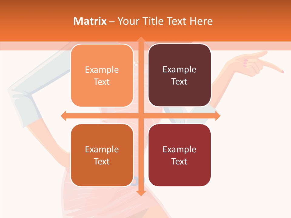 Table Writing Team PowerPoint Template