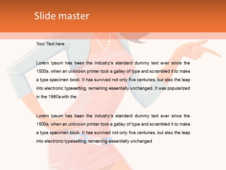 Table Writing Team PowerPoint Template