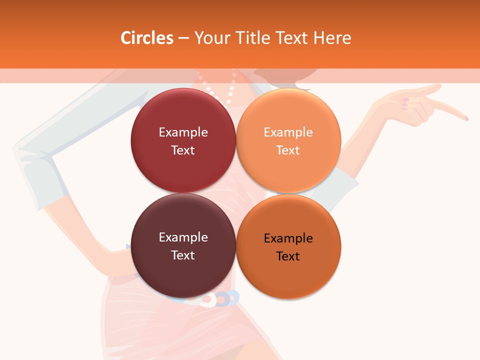 Table Writing Team PowerPoint Template