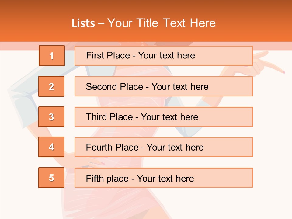 Table Writing Team PowerPoint Template