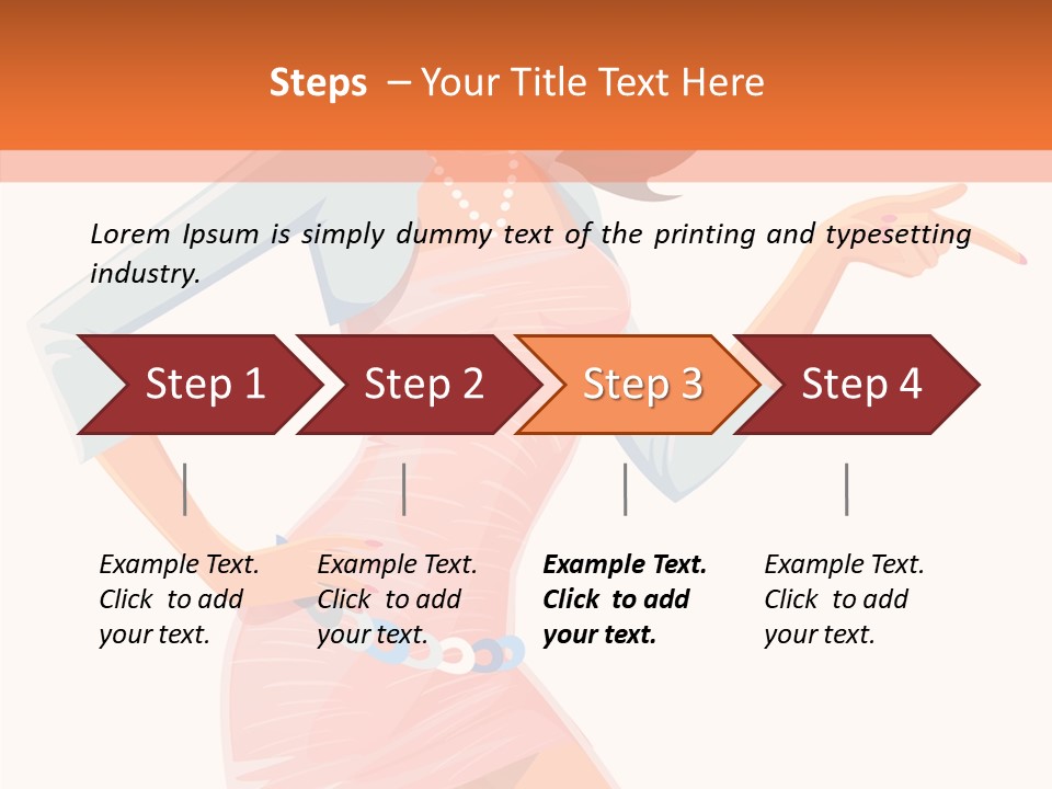 Table Writing Team PowerPoint Template