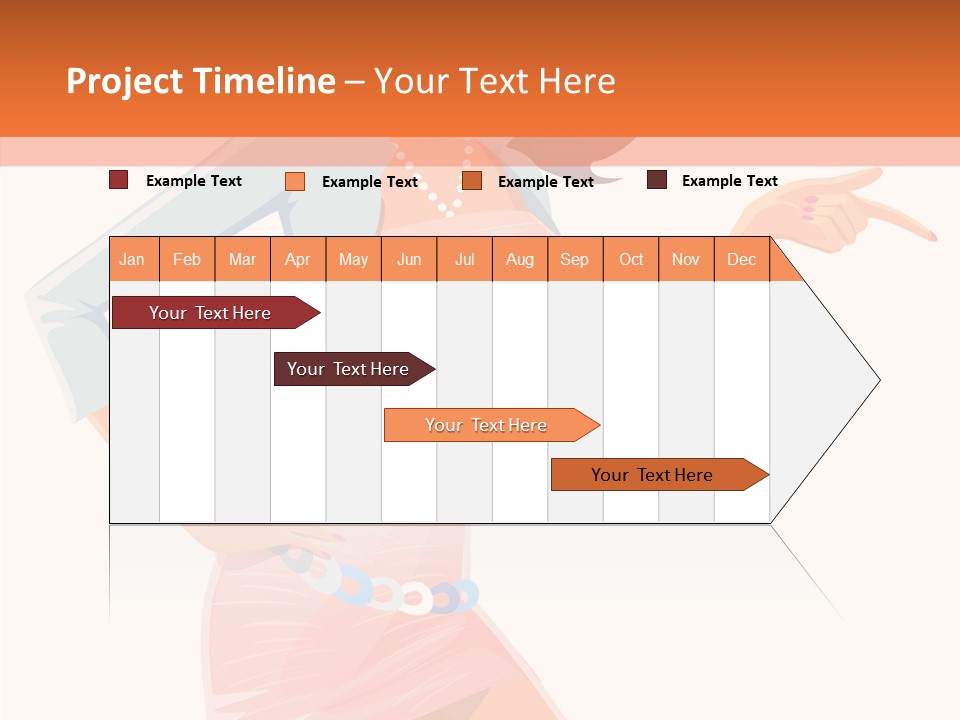Table Writing Team PowerPoint Template