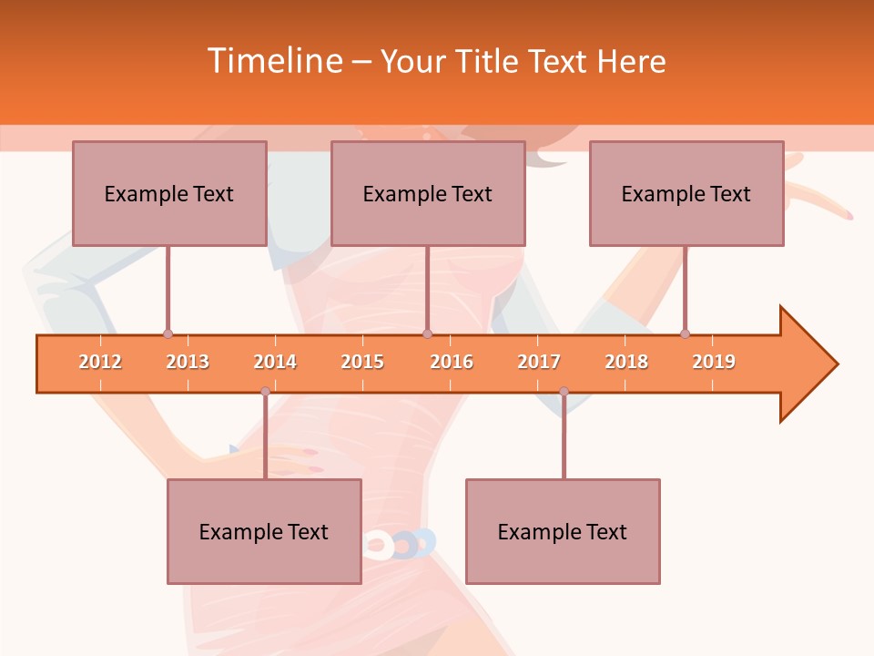 Table Writing Team PowerPoint Template