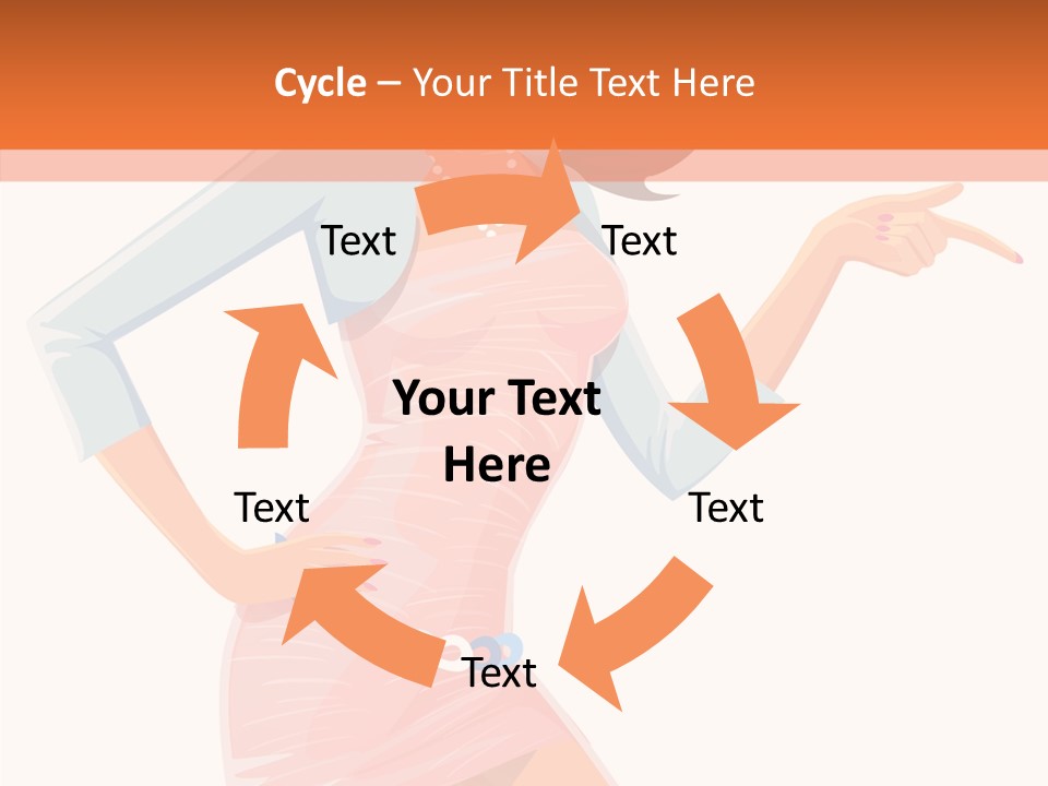 Table Writing Team PowerPoint Template