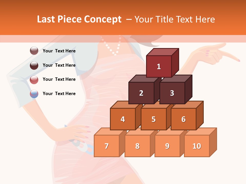 Table Writing Team PowerPoint Template