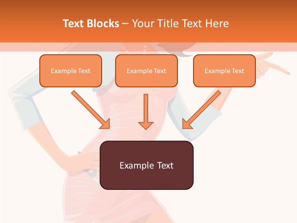 Table Writing Team PowerPoint Template