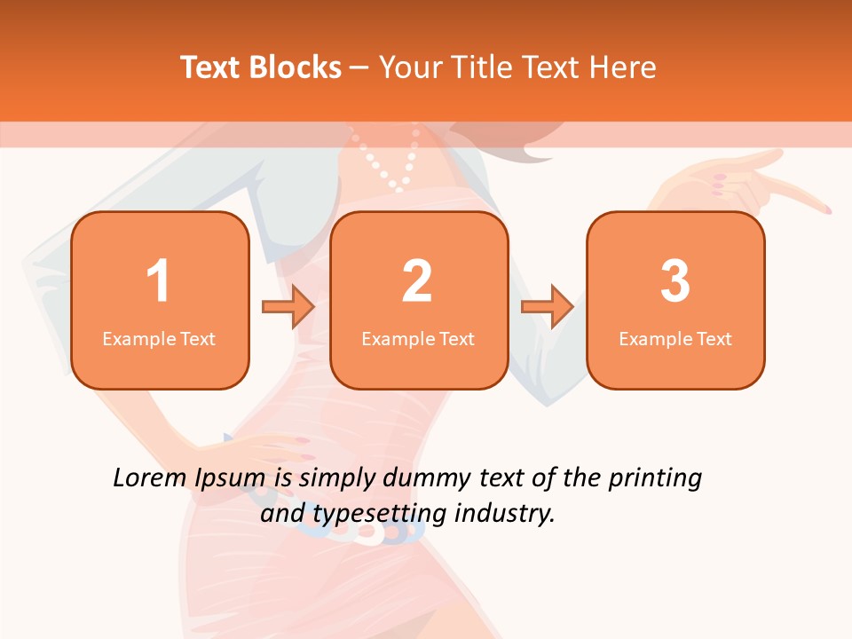 Table Writing Team PowerPoint Template