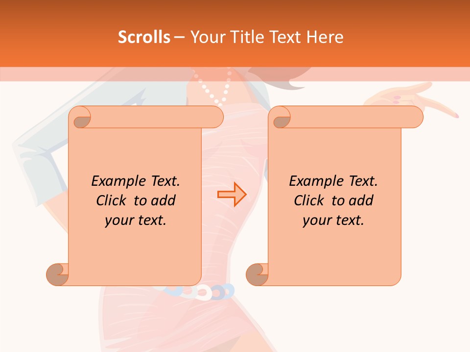 Table Writing Team PowerPoint Template