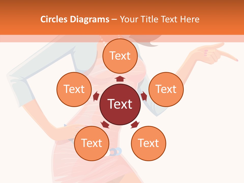 Table Writing Team PowerPoint Template