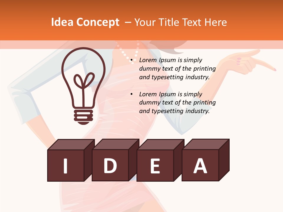 Table Writing Team PowerPoint Template