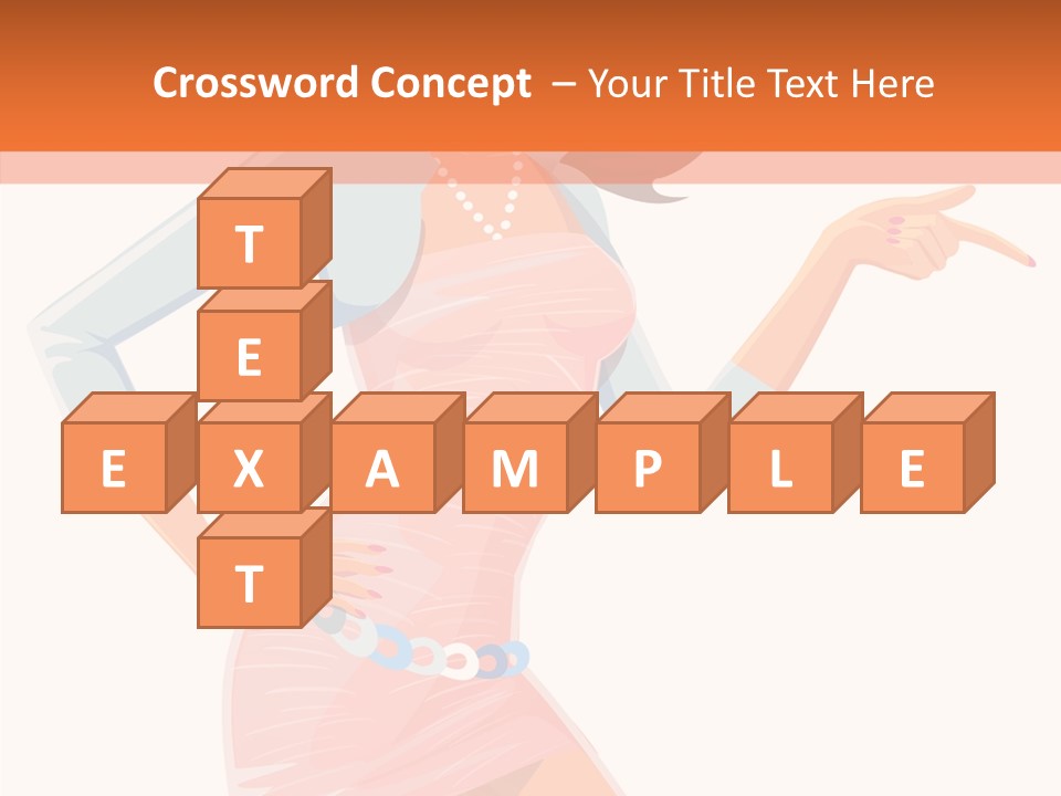 Table Writing Team PowerPoint Template