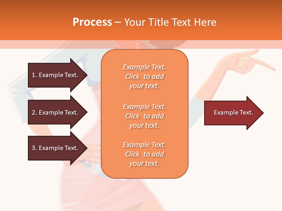 Table Writing Team PowerPoint Template