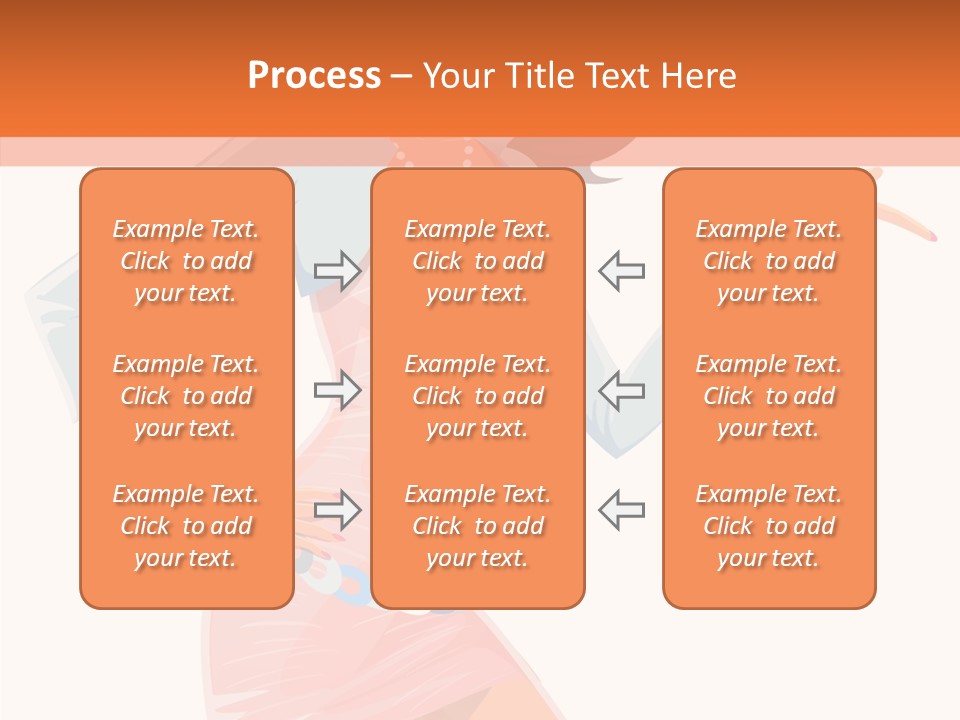 Table Writing Team PowerPoint Template