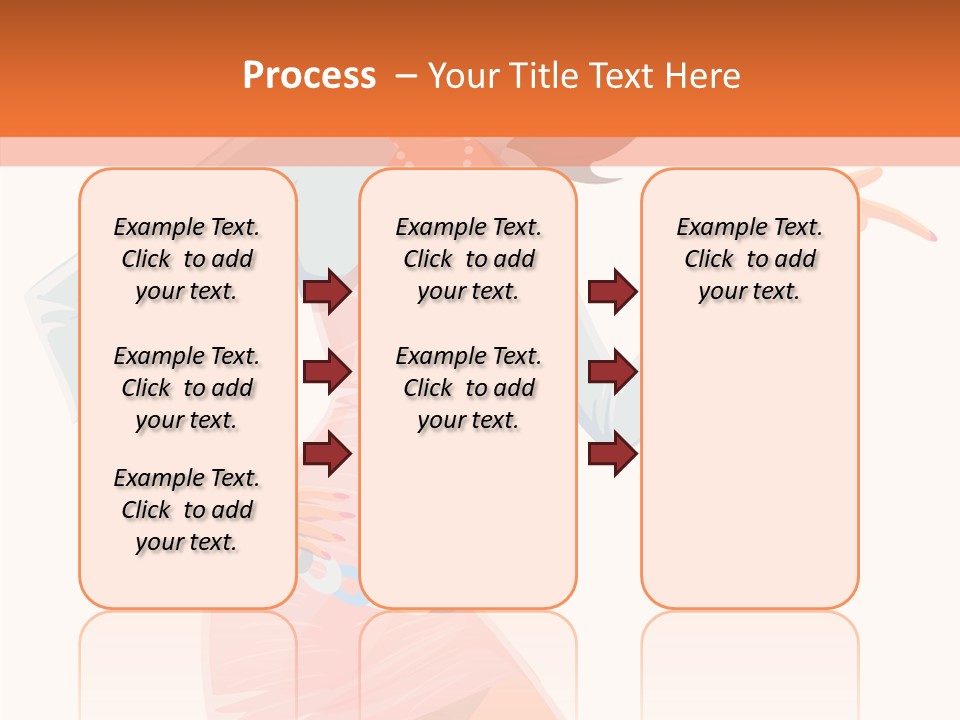 Table Writing Team PowerPoint Template