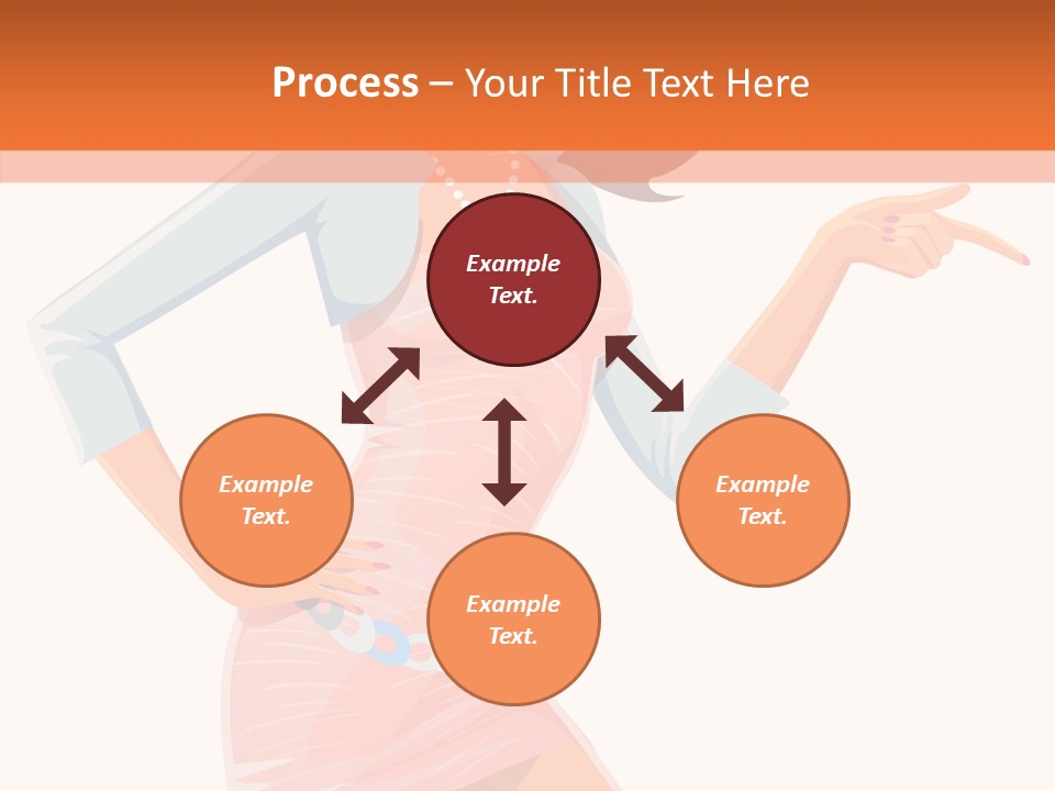 Table Writing Team PowerPoint Template