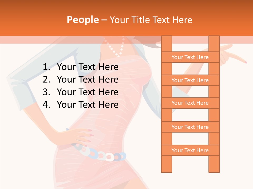 Table Writing Team PowerPoint Template