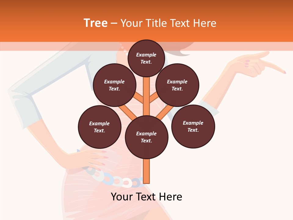 Table Writing Team PowerPoint Template