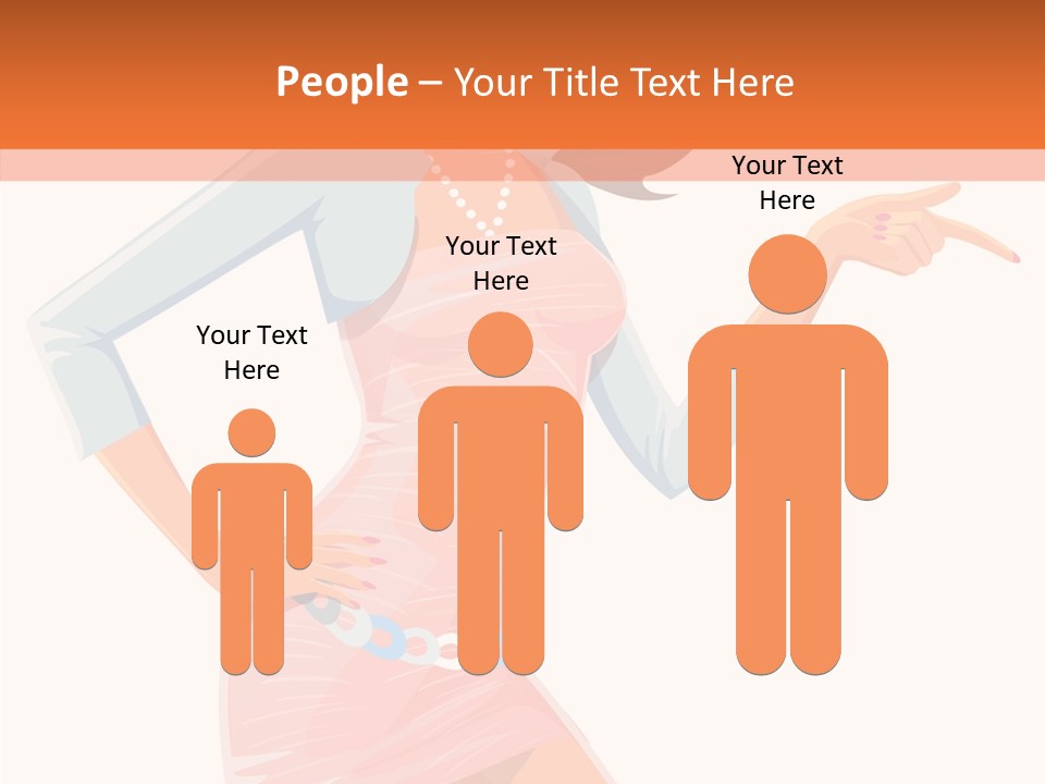 Table Writing Team PowerPoint Template