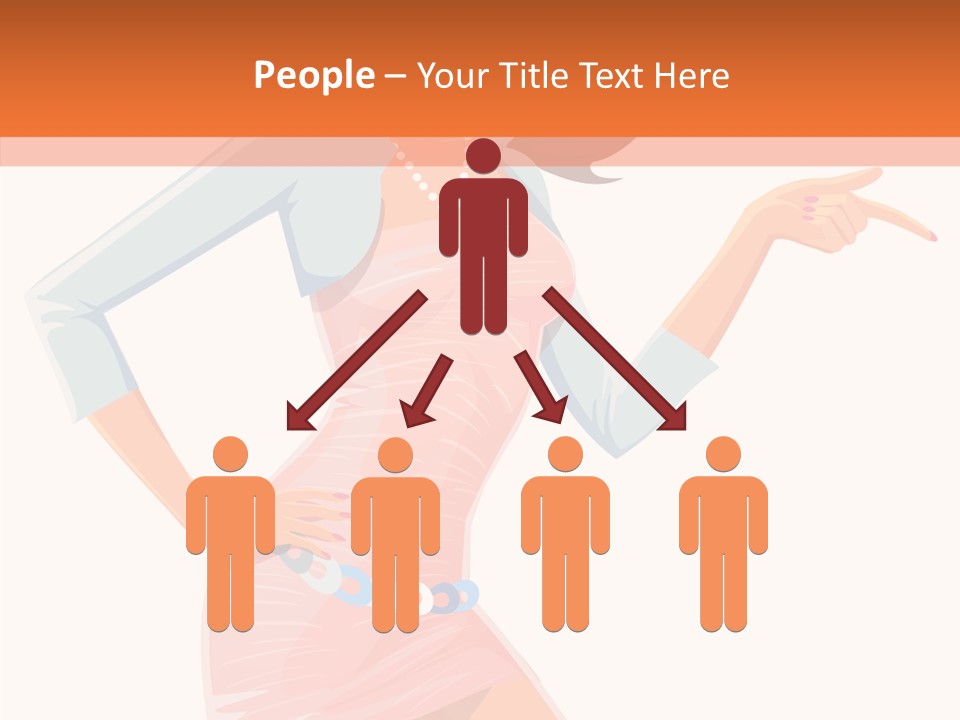 Table Writing Team PowerPoint Template