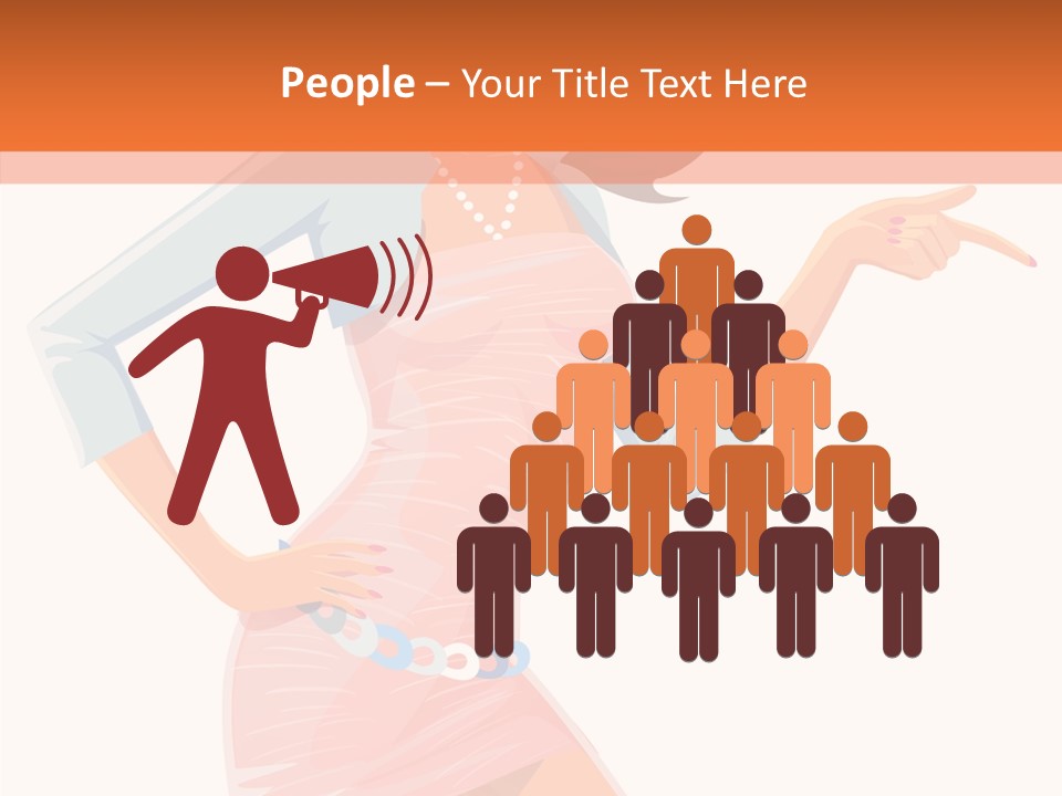 Table Writing Team PowerPoint Template