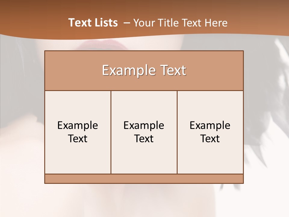 Make Up Skin One PowerPoint Template
