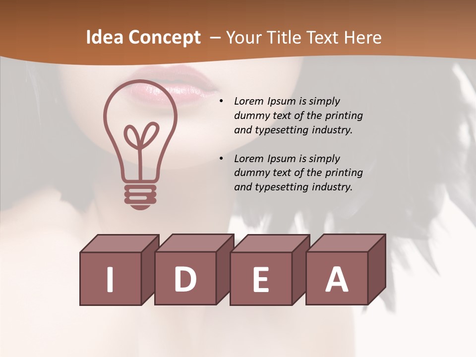 Make Up Skin One PowerPoint Template