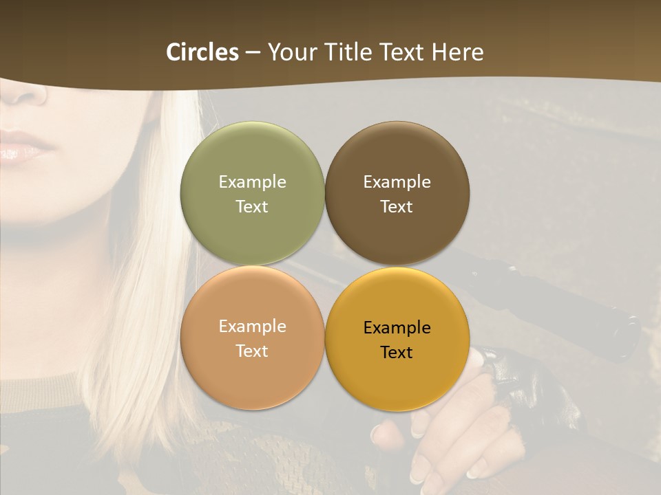 Gun American Conflict PowerPoint Template
