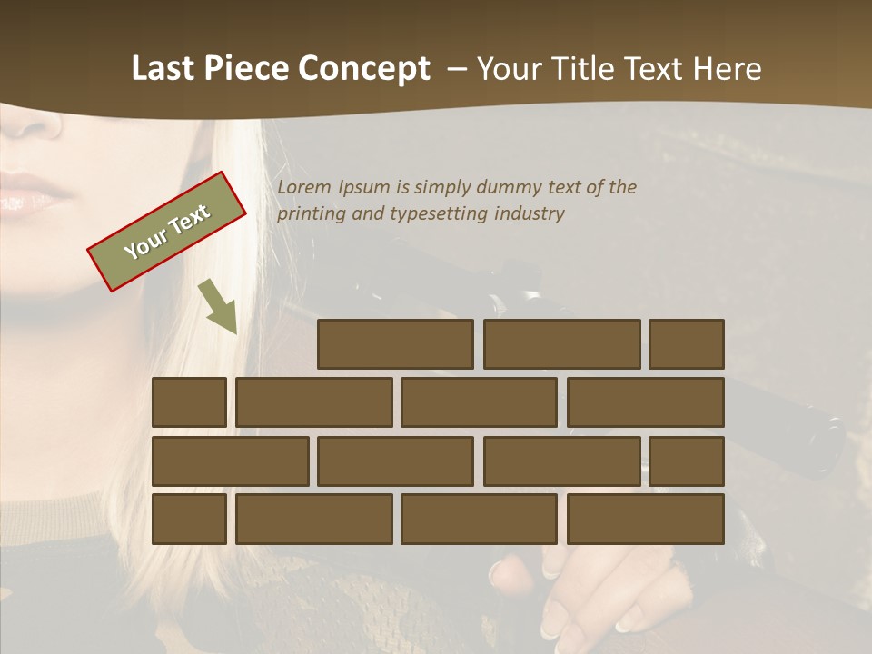 Gun American Conflict PowerPoint Template