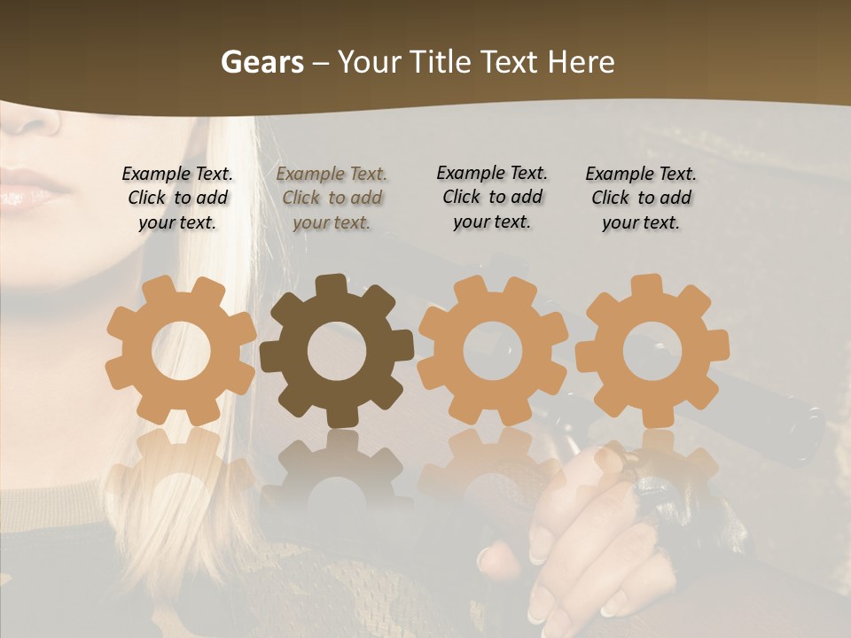 Gun American Conflict PowerPoint Template