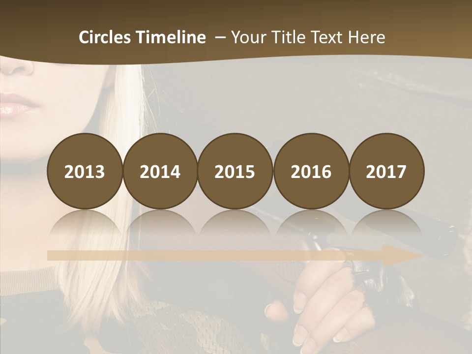 Gun American Conflict PowerPoint Template