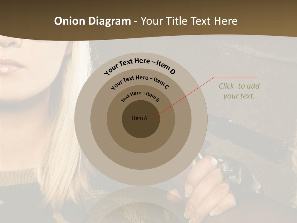 Gun American Conflict PowerPoint Template