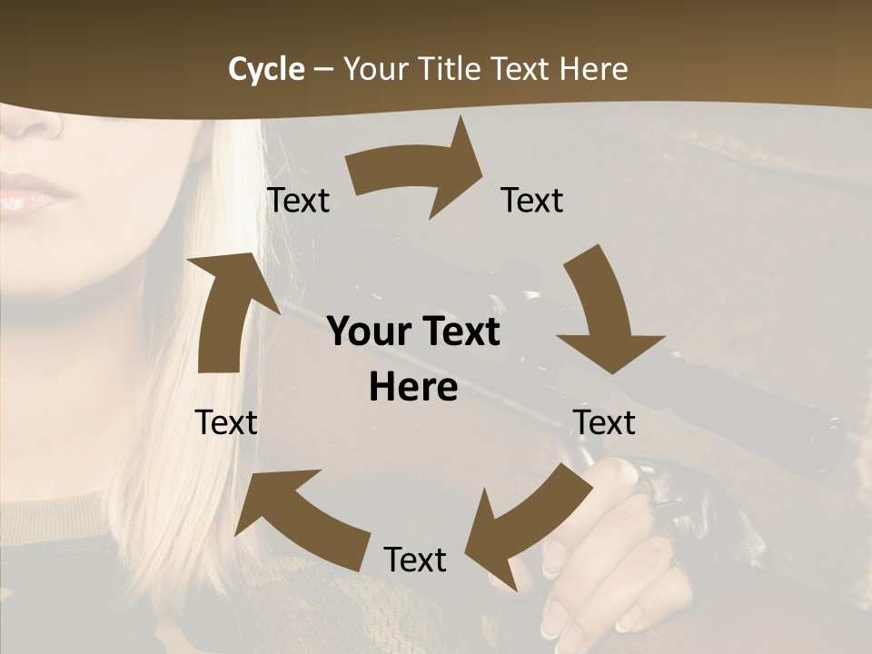 Gun American Conflict PowerPoint Template