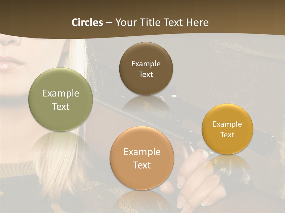 Gun American Conflict PowerPoint Template