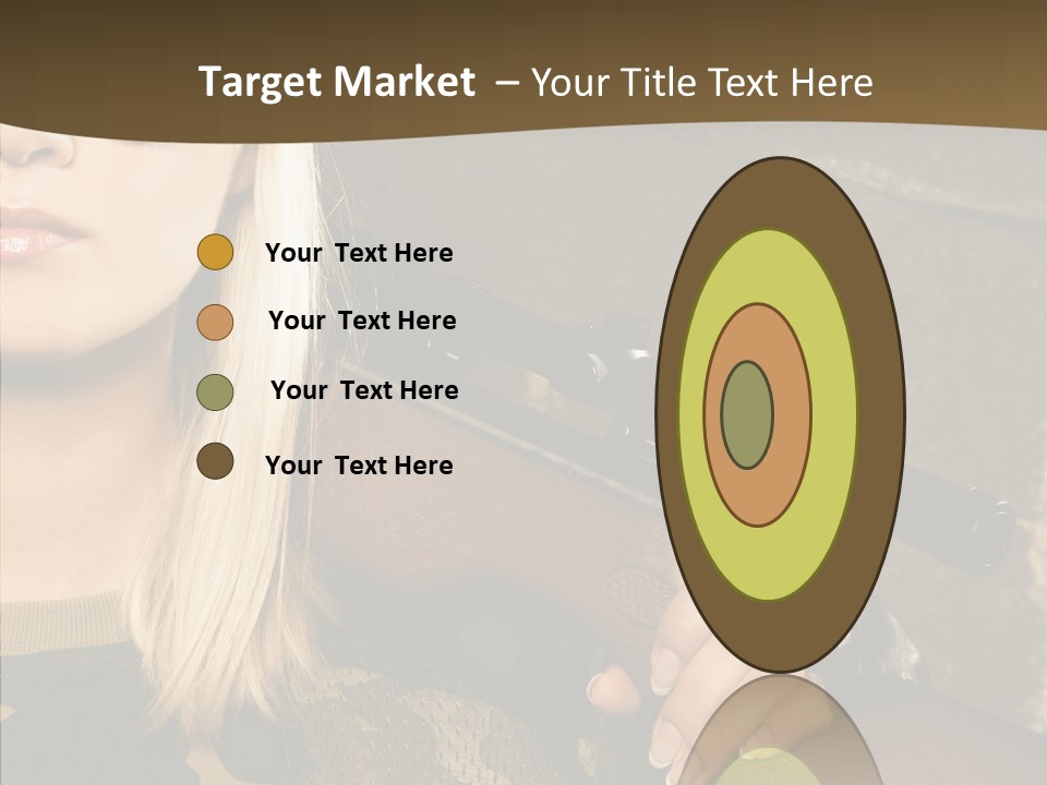 Gun American Conflict PowerPoint Template