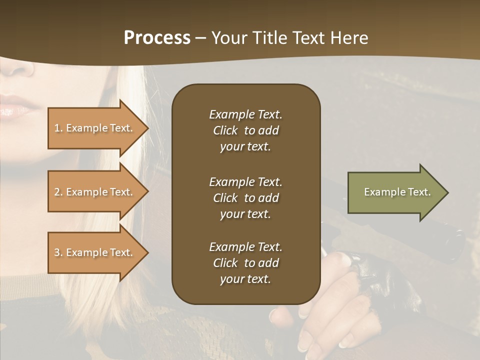 Gun American Conflict PowerPoint Template