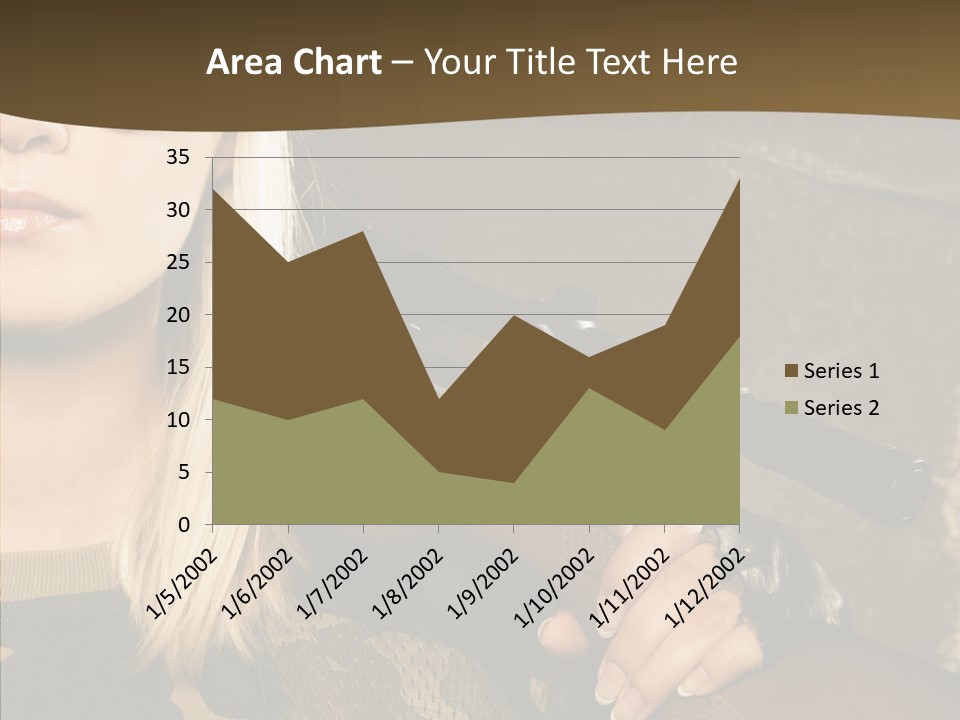 Gun American Conflict PowerPoint Template