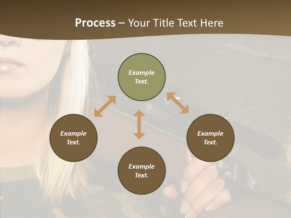 Gun American Conflict PowerPoint Template