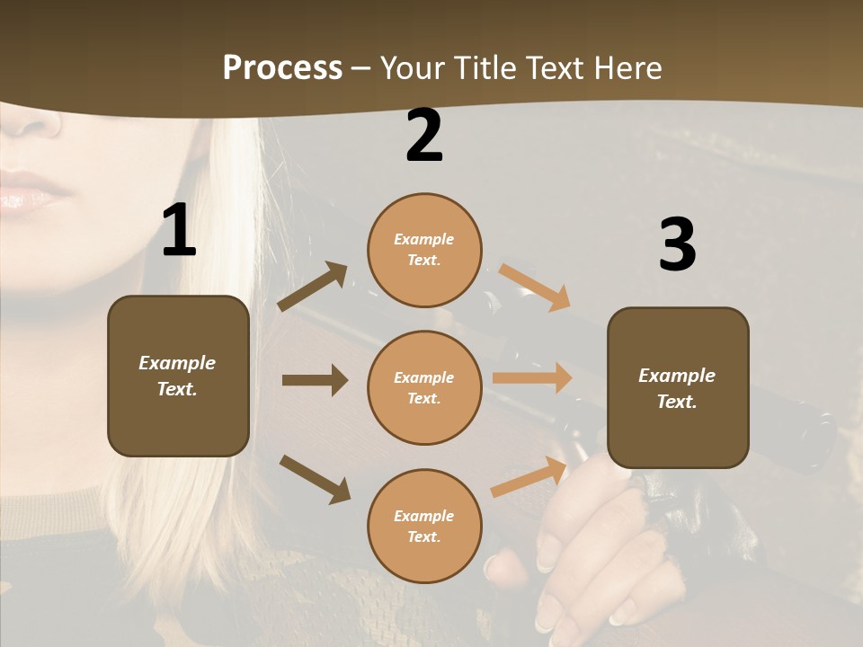 Gun American Conflict PowerPoint Template
