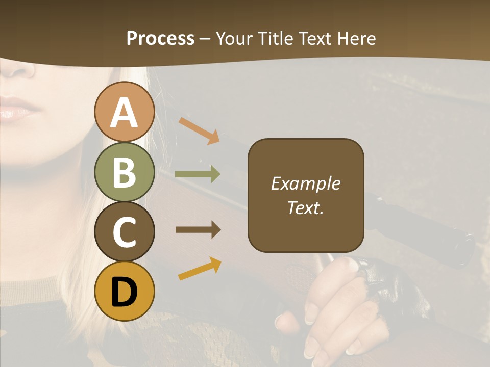 Gun American Conflict PowerPoint Template