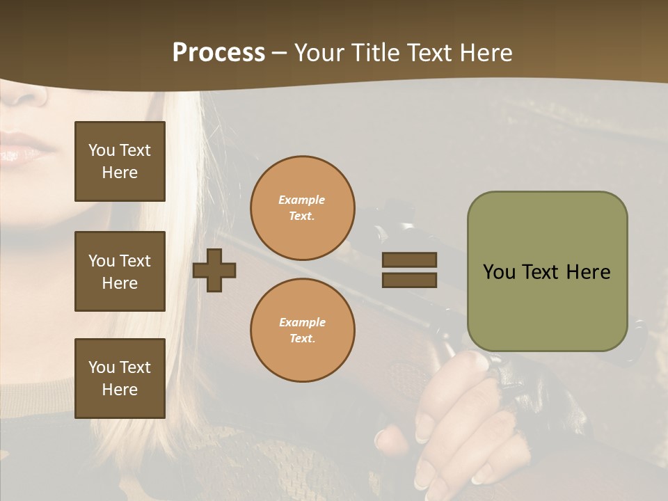 Gun American Conflict PowerPoint Template