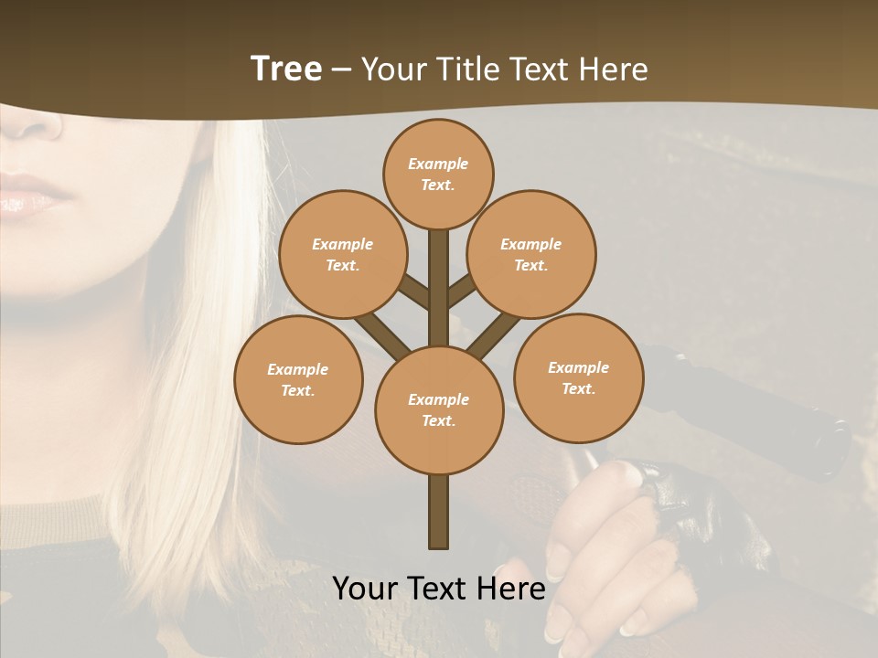 Gun American Conflict PowerPoint Template