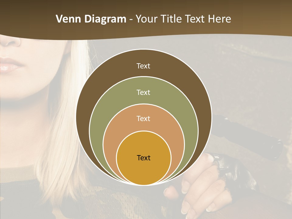 Gun American Conflict PowerPoint Template
